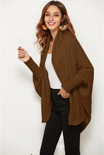 Load image into Gallery viewer, Open Front Batwing Sleeve Cardigan
