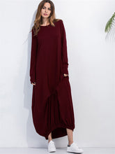Load image into Gallery viewer, Full Size Round Neck Long Sleeve Sweatshirt Dress
