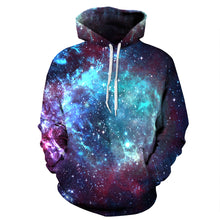 Load image into Gallery viewer, Full Size Printed Drawstring Hoodie with Pockets
