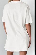 Load image into Gallery viewer, Bow Graphic Round Neck Short Sleeve T-Shirt
