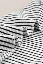 Load image into Gallery viewer, Cutout Striped Round Neck Tank
