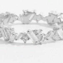 Load image into Gallery viewer, 925 Sterling Silver Inlaid Zircon Ring
