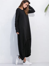 Load image into Gallery viewer, Full Size Round Neck Long Sleeve Sweatshirt Dress
