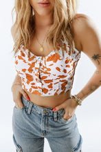 Load image into Gallery viewer, Printed Sweetheart Neck Wide Strap Tank
