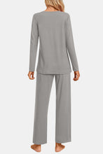 Load image into Gallery viewer, Long Sleeve Top and Pants Lounge Set
