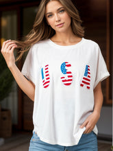 Load image into Gallery viewer, USA Round Neck Short Sleeve T-Shirt
