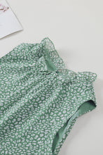 Load image into Gallery viewer, Frill Printed Round Neck Tank
