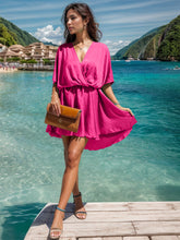 Load image into Gallery viewer, Surplice Half Sleeve Mini Dress
