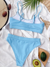 Load image into Gallery viewer, Scoop Neck Spaghetti Strap Two-Piece Swim Set
