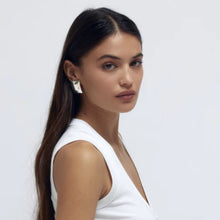 Load image into Gallery viewer, Stainless Steel Rectangular Stud Earrings
