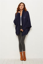 Load image into Gallery viewer, Open Front Batwing Sleeve Cardigan
