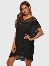Load image into Gallery viewer, Cutout V-Neck Short Sleeve Cover-Up
