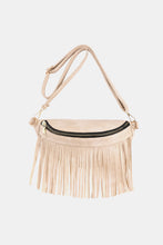 Load image into Gallery viewer, Fringed PU Leather Sling Bag
