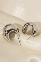 Load image into Gallery viewer, Stainless Steel C-Hoop Earrings
