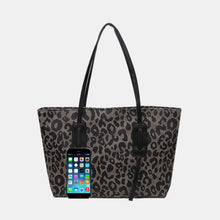 Load image into Gallery viewer, PU Leather Leopard Tote Bag
