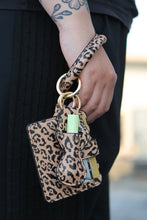 Load image into Gallery viewer, PU Wristlet Keychain with Card Holder
