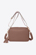 Load image into Gallery viewer, PU Leather Tassel Crossbody Bag

