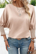 Load image into Gallery viewer, Round Neck Batwing Sleeve Blouse
