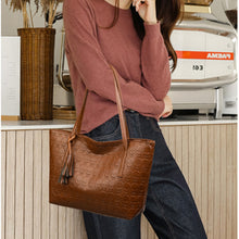 Load image into Gallery viewer, Skeleton Pattern PU Leather Tote Bag
