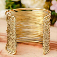 Load image into Gallery viewer, Alloy Layered Cuff Bracelet
