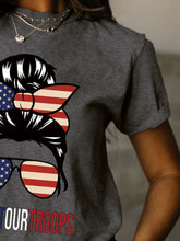 Load image into Gallery viewer, Full Size Graphic Round Neck Short Sleeve T-Shirt
