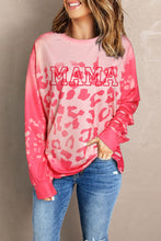Load image into Gallery viewer, Round Neck Dropped Shoulder Printed MAMA Graphic Sweatshirt
