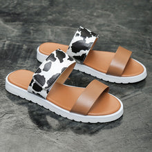 Load image into Gallery viewer, Animal Print Open Toe Sandals
