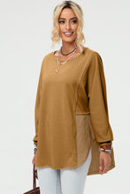Load image into Gallery viewer, Curved Hem Dolman Sleeve Top
