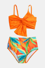 Load image into Gallery viewer, Twisted Spaghetti Strap Two-Piece Swim Set
