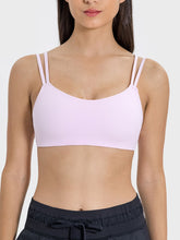 Load image into Gallery viewer, 7367 Scoop Neck Double Strap Active Cami
