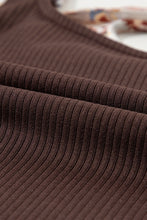 Load image into Gallery viewer, Printed Scoop Neck Flounce Sleeve Bodysuit
