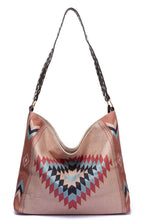 Load image into Gallery viewer, Geometric Canvas Tote Bag
