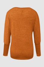 Load image into Gallery viewer, Cutout Round Neck Long Sleeve T-Shirt
