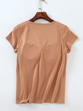 Load image into Gallery viewer, Round Neck Short Sleeve T-Shirt
