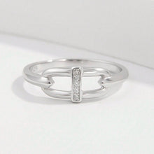 Load image into Gallery viewer, 925 Sterling Silver Inlaid Zircon Ring
