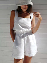 Load image into Gallery viewer, Square Neck Sleeveless Top and Shorts Set
