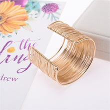 Load image into Gallery viewer, Alloy Layered Cuff Bracelet
