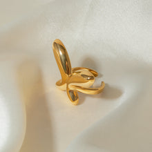 Load image into Gallery viewer, 18K Gold-Plated Stainless Steel Butterfly Ring
