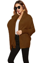 Load image into Gallery viewer, Open Front Batwing Sleeve Cardigan
