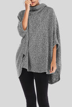 Load image into Gallery viewer, Turtleneck Batwing Sleeve Sweater
