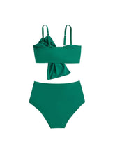 Load image into Gallery viewer, Twisted Spaghetti Strap Two-Piece Swim Set
