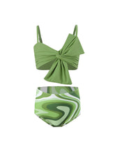 Load image into Gallery viewer, Twisted Spaghetti Strap Two-Piece Swim Set
