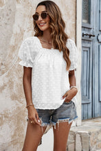Load image into Gallery viewer, Swiss Dot Flounce Sleeve T-Shirt
