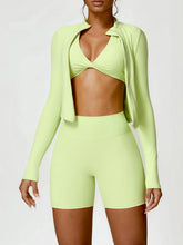 Load image into Gallery viewer, Zip Up Mock Neck Long Sleeve Active Outerwear
