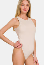Load image into Gallery viewer, Zenana Round Neck Sleeveless Padded Bodysuit
