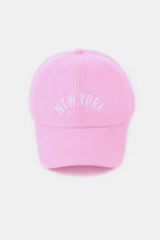 Load image into Gallery viewer, Zenana Embroidered City Baseball Cap
