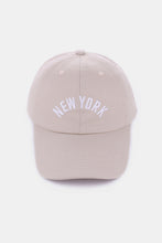 Load image into Gallery viewer, Zenana Embroidered City Baseball Cap
