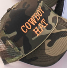 Load image into Gallery viewer, Cowboy Trucker Hat
