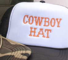 Load image into Gallery viewer, Cowboy Trucker Hat
