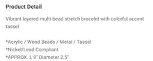 Load image into Gallery viewer, 8745 Boho Coastal Multi Stretch Bracelets
